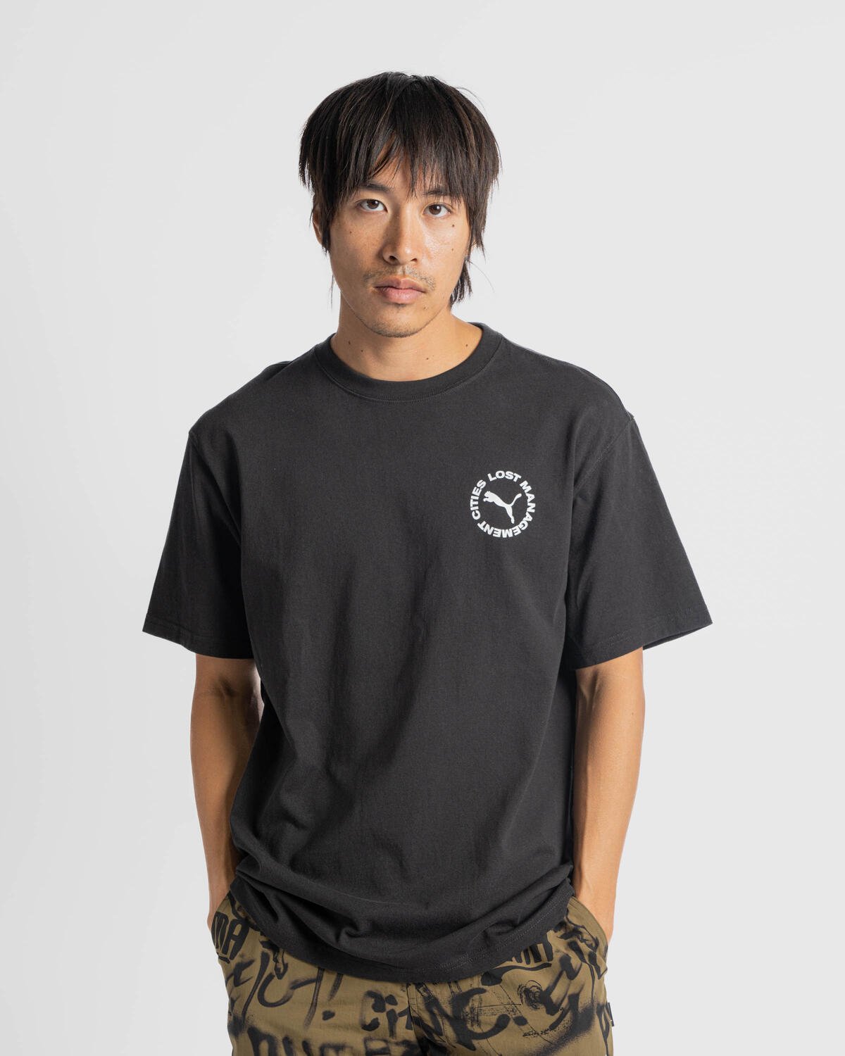 Puma x Lost Management Cities Cat Tee | 628043-01 | AFEW STORE